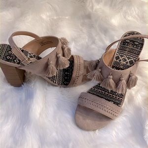 Altar’d State Heels With Tassels